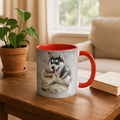 Personalized Pet Portrait Mug, Turn Photo to Oil Painting Style Art Gift, Accent Coffee Mug (11, 15oz) - BeUnikArt