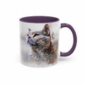 Personalized Pet Watercolor Art Mug, Cute Keepsake, Accent Coffee Mug (11, 15oz) - BeUnikArt