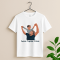Personalized Turn Photo To Art Illustration Drawing, Dad Potrait Photo Fathers Day Gift Unisex Crewneck T-shirt S - 5XL - BeUnikArt