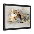 Personalized Your Pet Picture, Turn Photo to Water Color Style Art Potrait, Thoughtful Digital File Gift - BeUnikArt