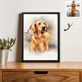 Personalized Your Pet Picture, Turn Photo to Water Color Style Art Potrait, Thoughtful Digital File Gift - BeUnikArt