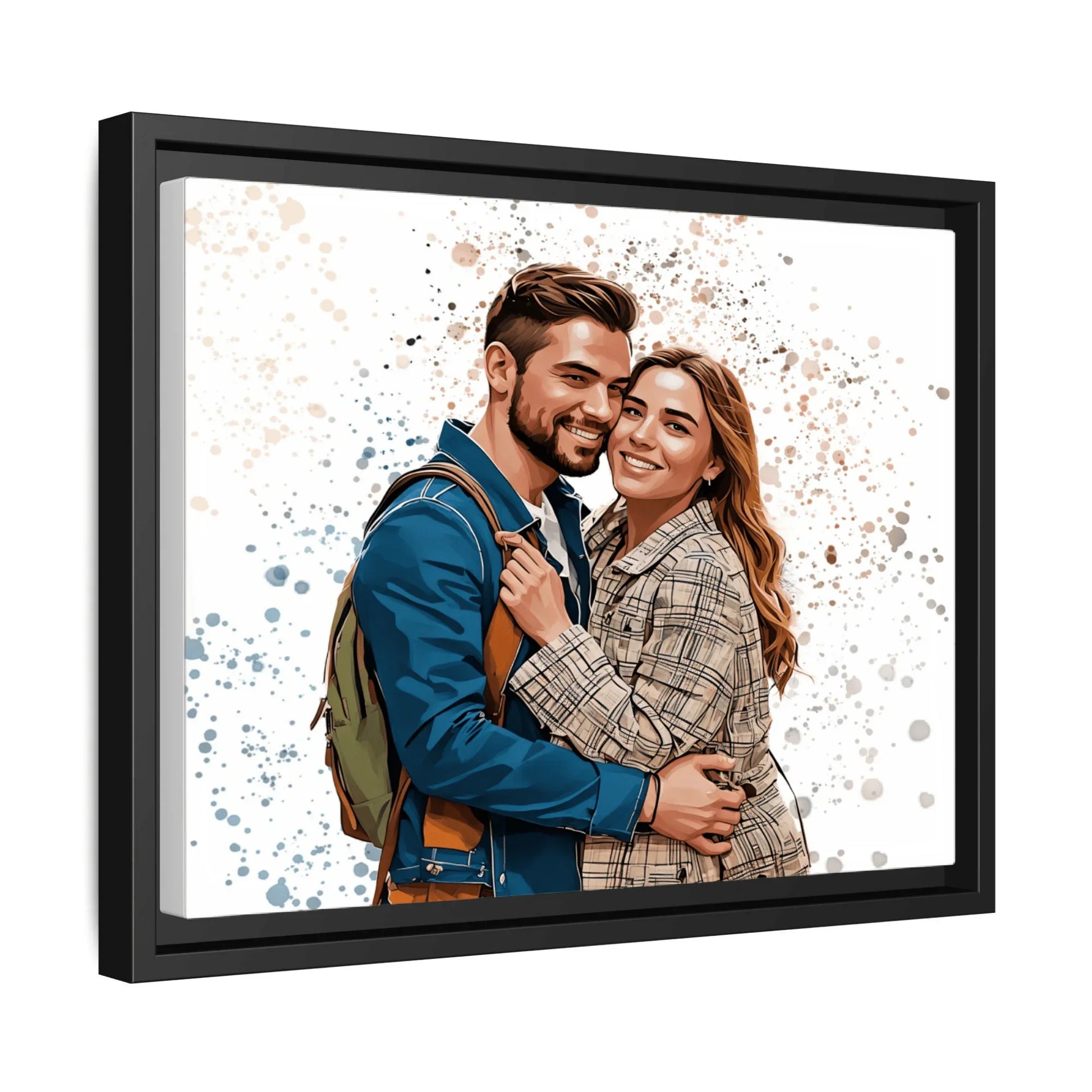 Turn Photo into Art Digital File Capture Your Sweetest Moments, Custom Illustration Art for Couples Digital File - BeUnikArt