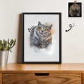 Turn Your Pet Adventures to Art, Custom Dog Cat Water Color Style Digital File for Fun Loving Homes, Pet Lover Digital File - BeUnikArt