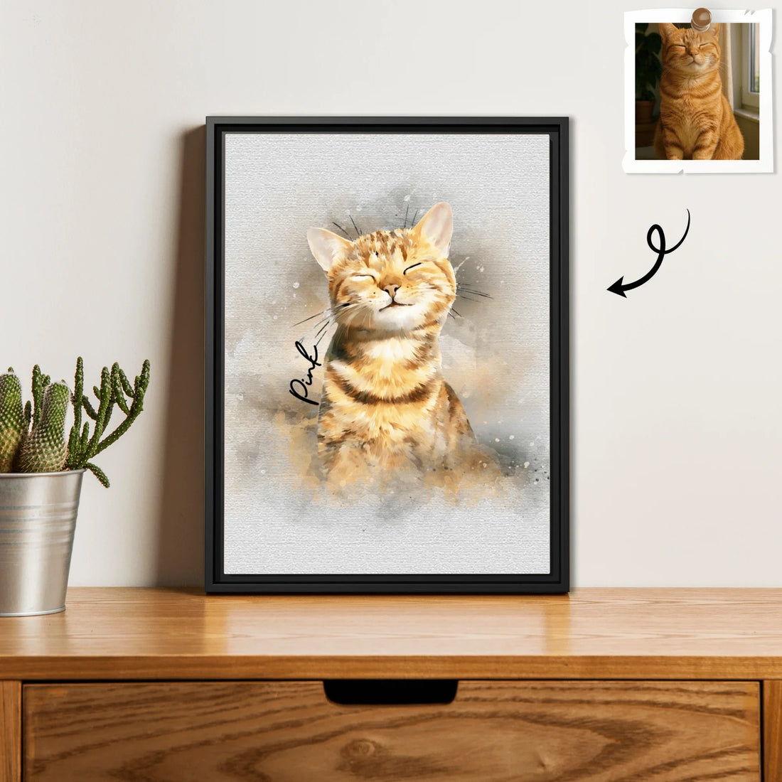 Turn Your Pet Adventures to Art, Custom Dog Cat Water Color Style Digital File for Fun Loving Homes, Pet Lover Digital File - BeUnikArt