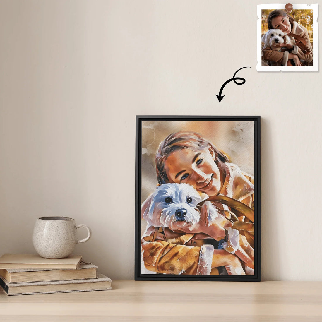 Turn Your Pet Adventures to Art, Custom Dog Cat Water Color Style Digital File for Fun Loving Homes, Pet Lover Digital File - BeUnikArt